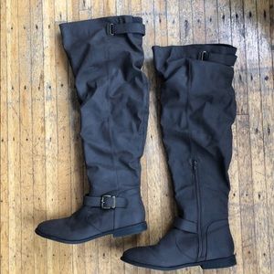 *Like New* JustFab Over The Knee Boots